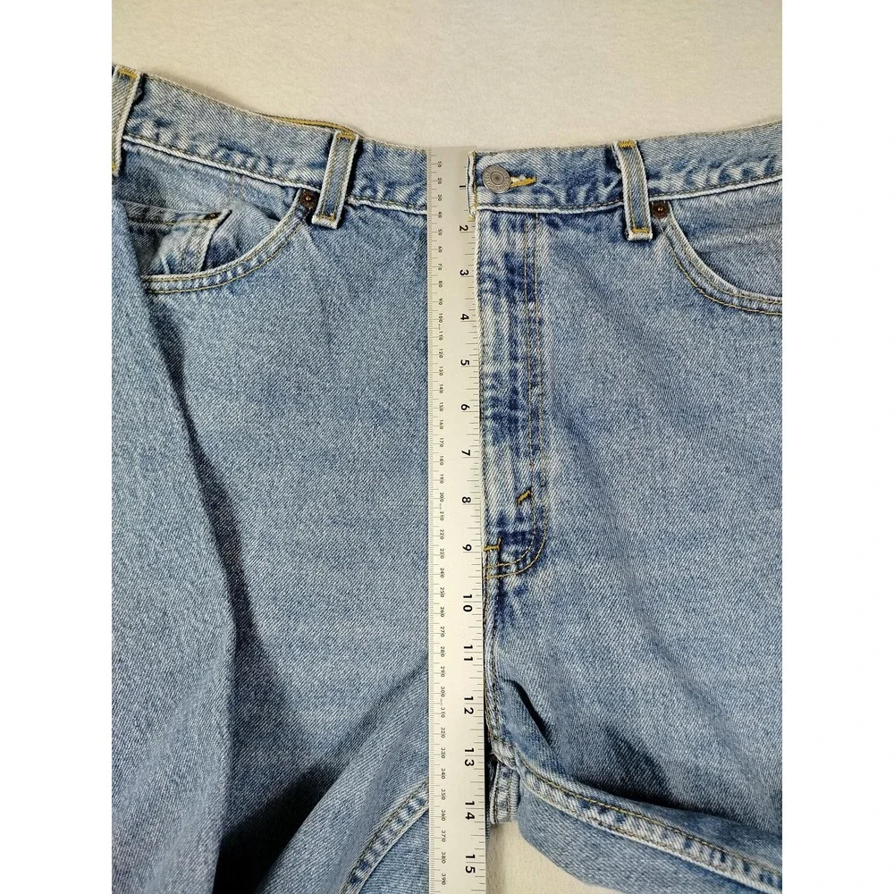 Vintage Levis‎ Jeans Mens 38 Blue Relaxed Straight Leg Denim Zip Fly Y2K 2001